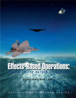 Effects-Based Operations: Change in the Nature of Warfare