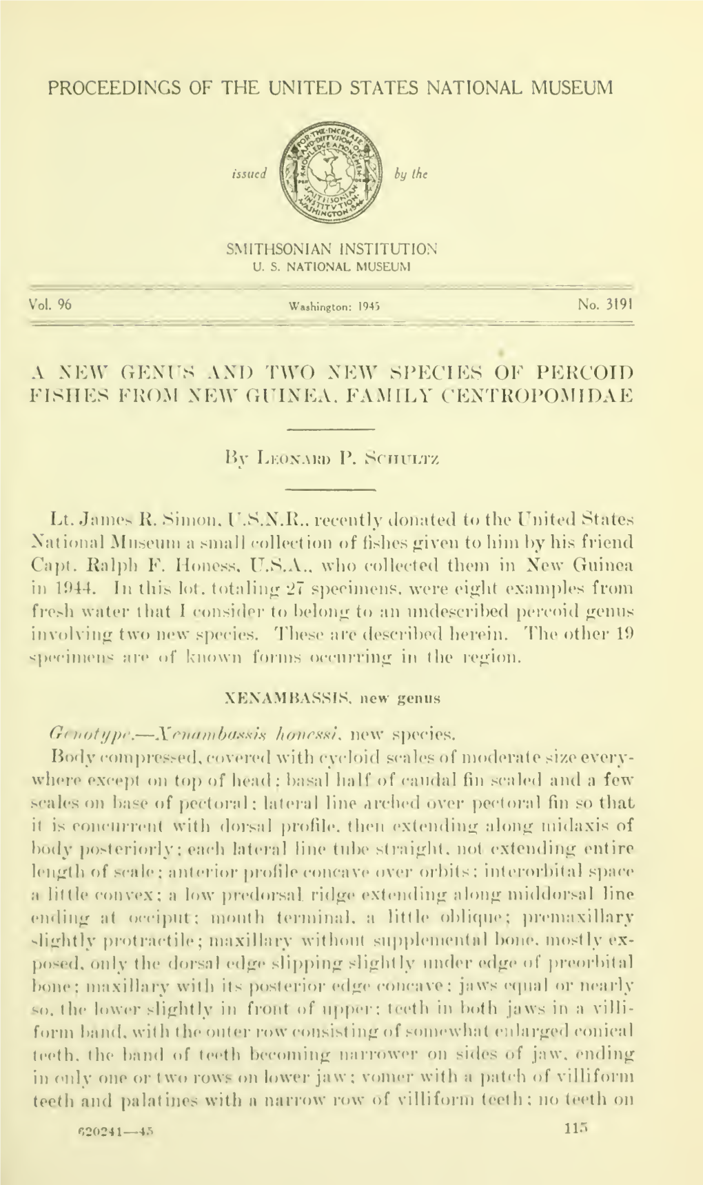 Proceedings of the United States National Museum