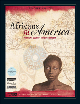 Africans in America Teacher's Guide PDF (Color)