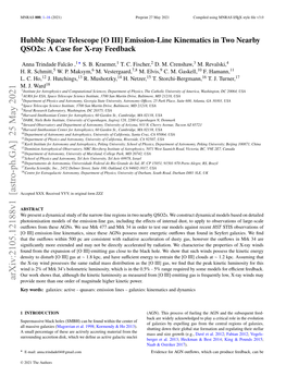 [O III] Emission-Line Kinematics in Two Nearby Qso2s: a Case for X-Ray Feedback