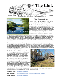 The Raritan River: Our Landscape Our Legacy by Judy Auer Shaw - Rutgers University Press