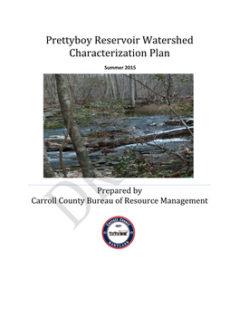 Prettyboy Reservoir Watershed Characterization Plan