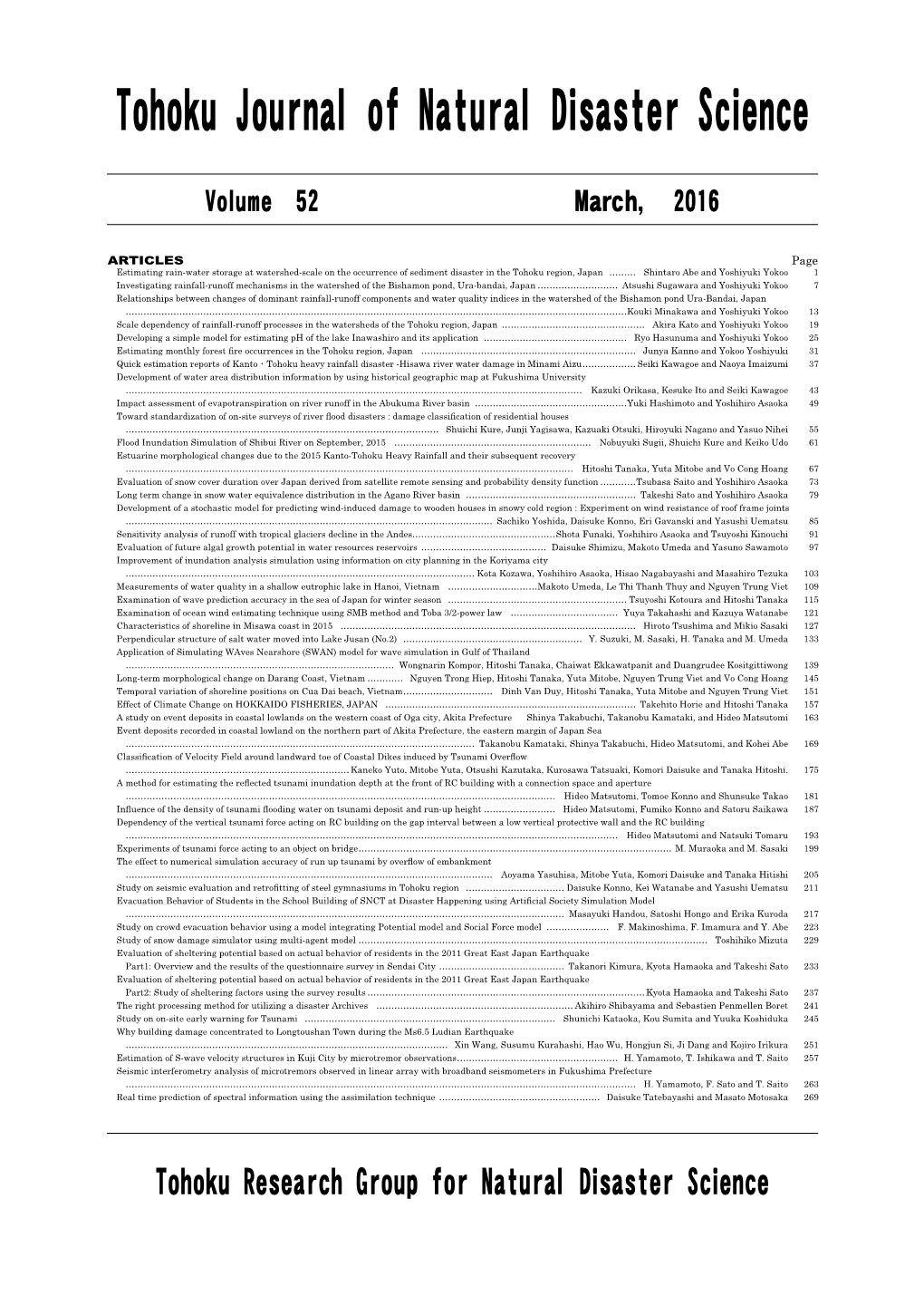ARTICLES Page