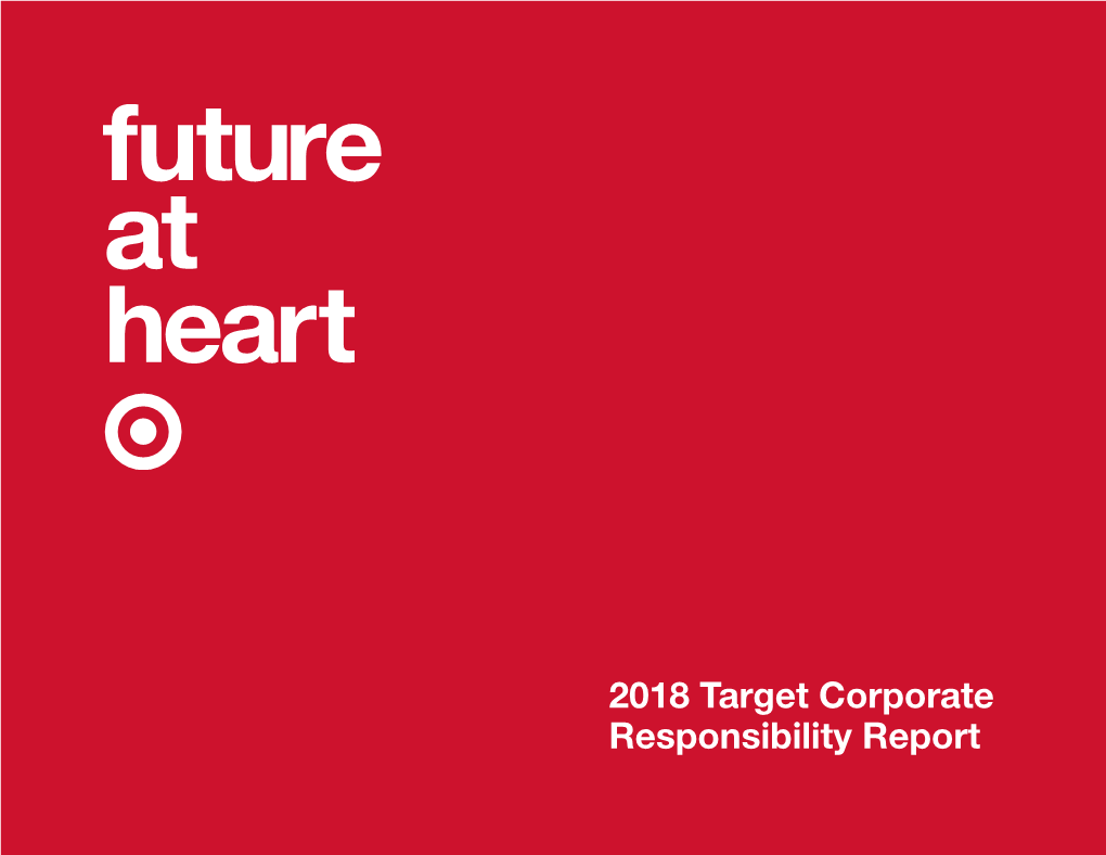 2018 Target Corporate Responsibility Report