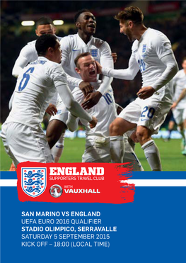 San Marino Vs England Uefa Euro 2016 Qualifier Stadio