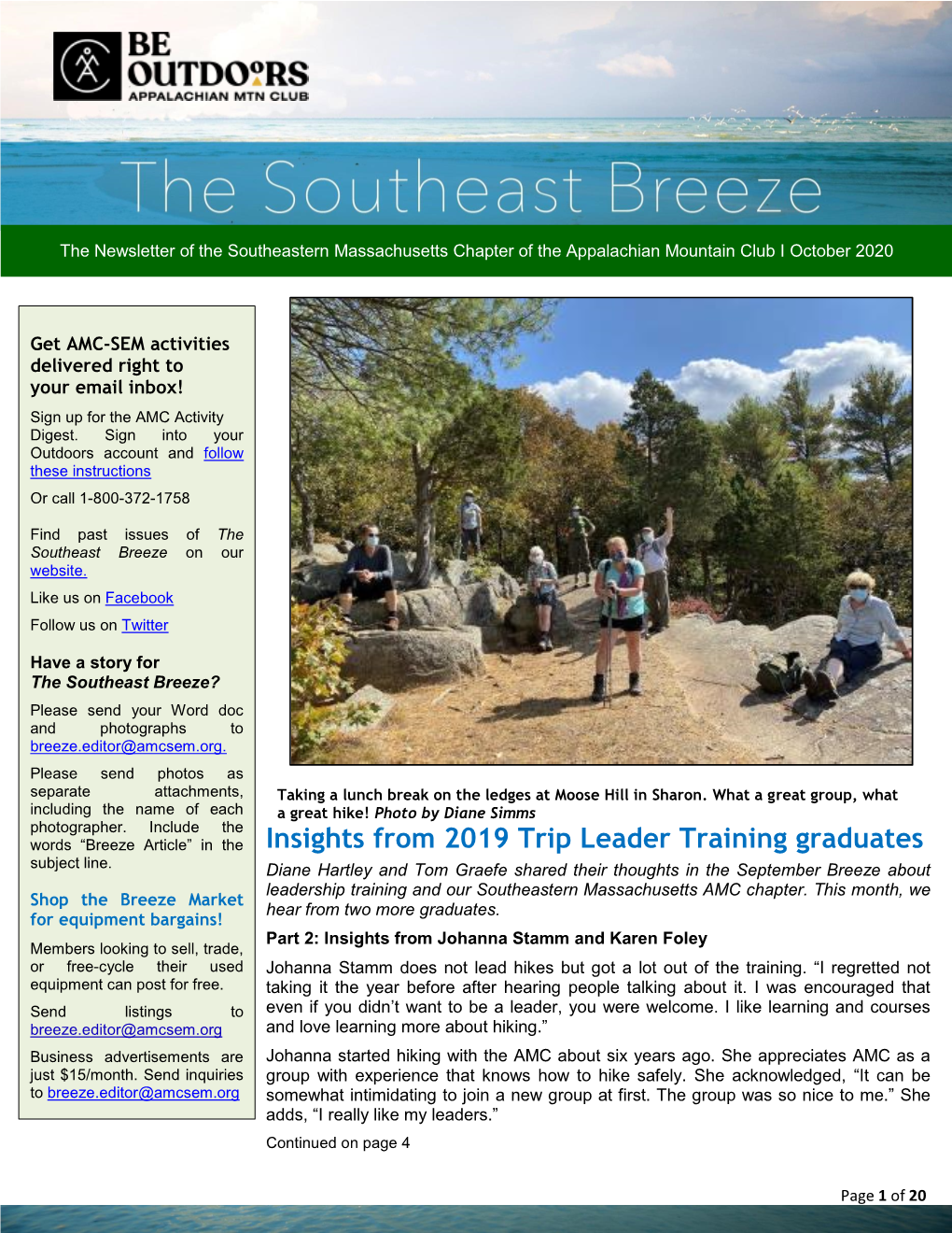 Insights from 2019 Trip Leader Training Graduates Subject Line