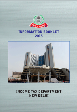 INFORMATION BOO LET 20L5 INCOME TA DEPARTMENT NEW DELHI