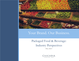 Packaged Food & Beverage: Industry Perspectives