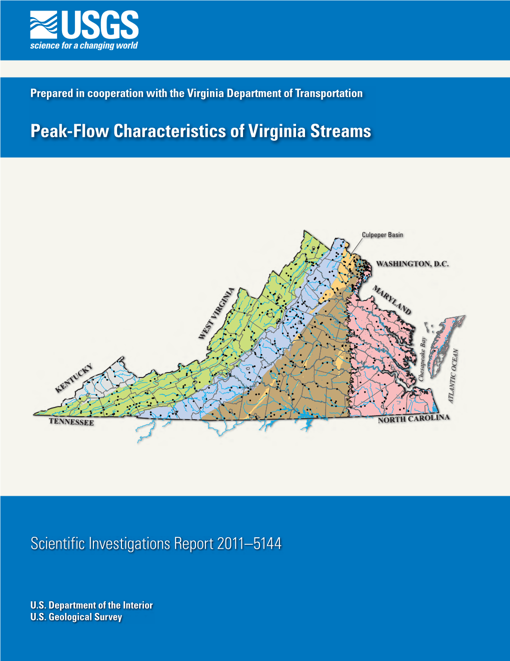 Peak-Flow Characteristics of Virginia Streams