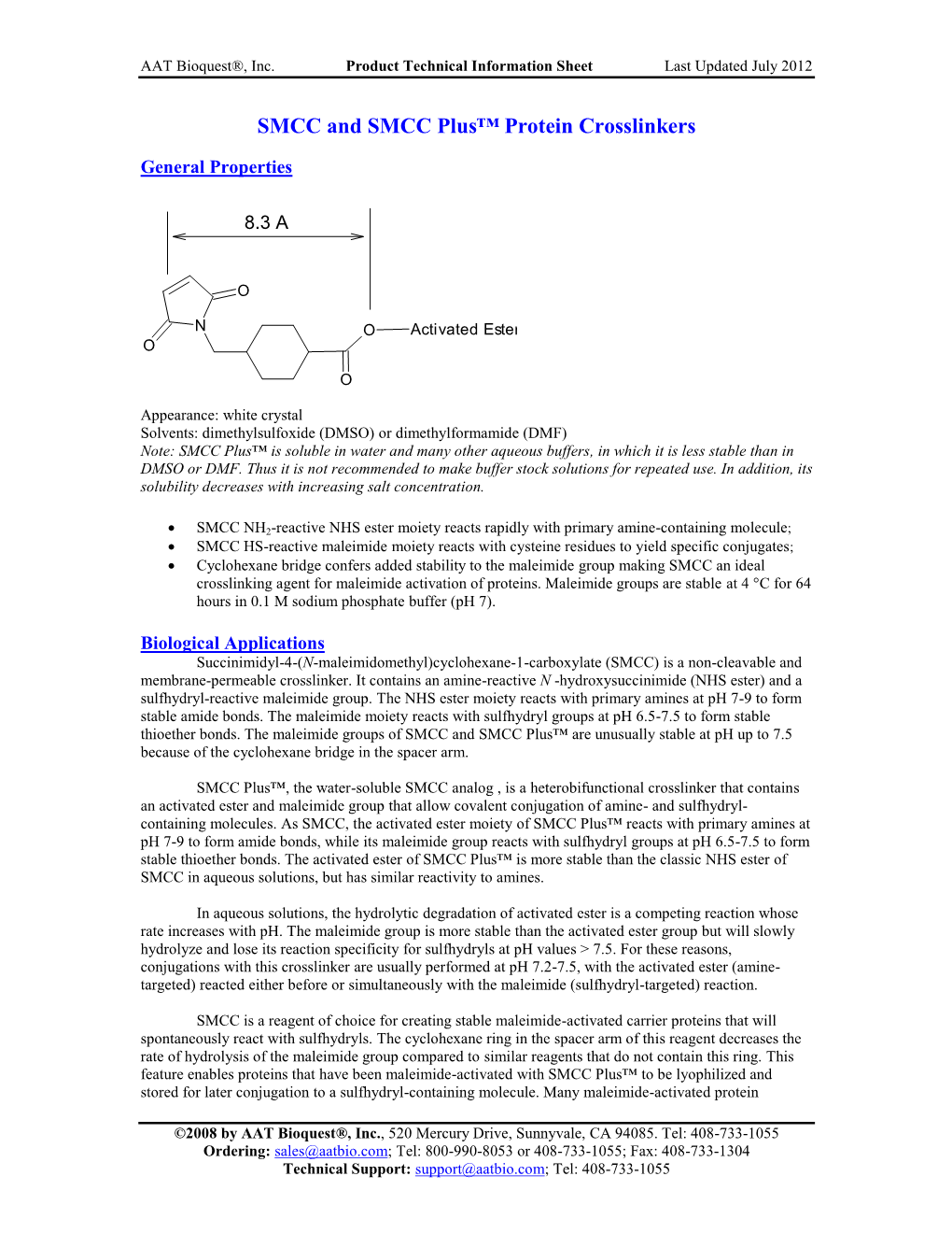 Product Information Sheet