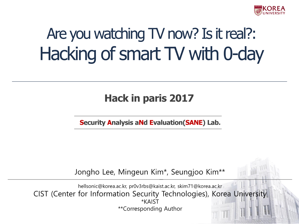 3. Webos Smart TV Vulnerability Analysis 4