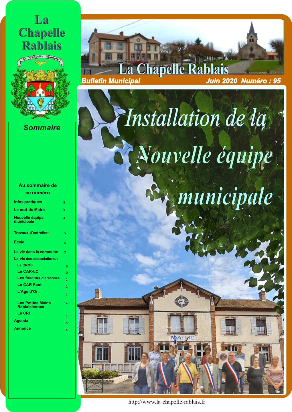 Sommaire La Chapelle Rablais