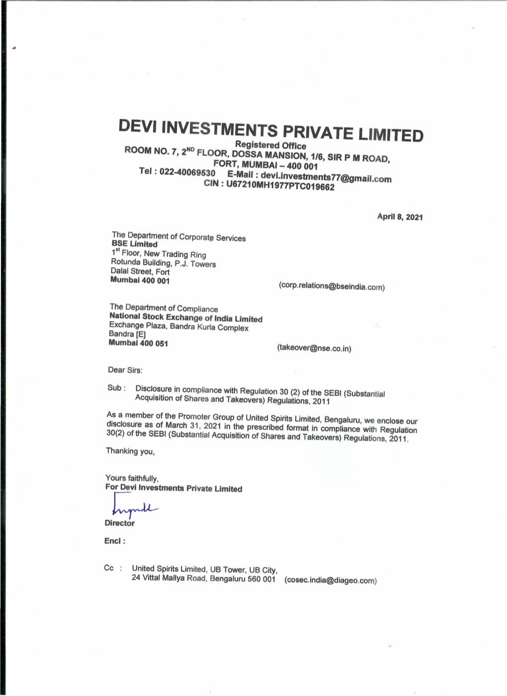 Deviinvestments Private Limited