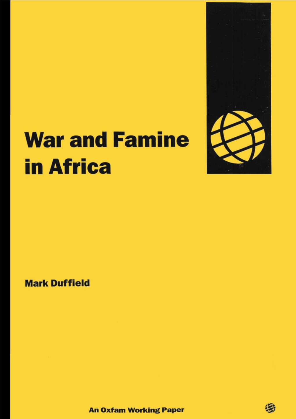 War and Famine in Africa