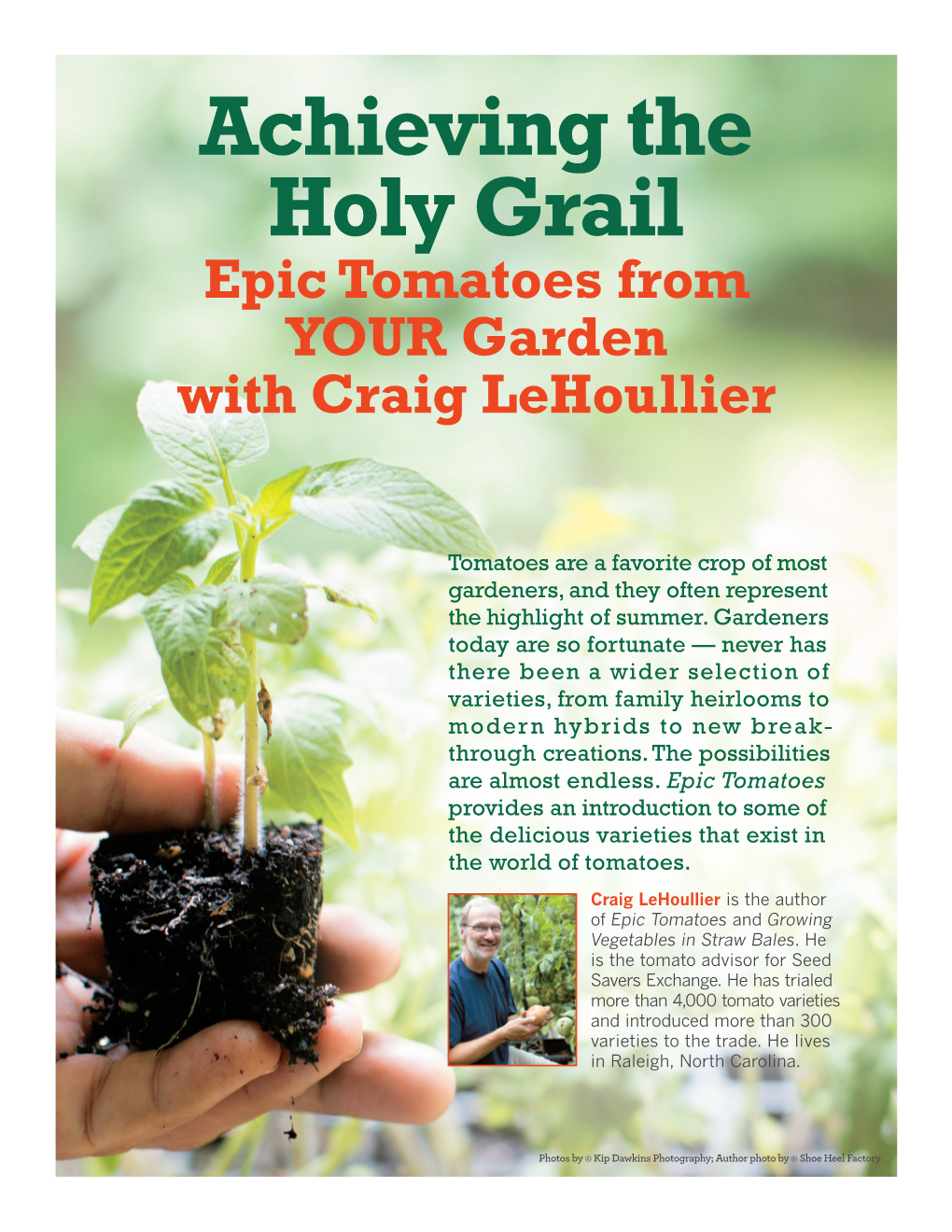 Achieving the Holy Grail Epic Tomatoes from YOUR Garden with Craig Lehoullier