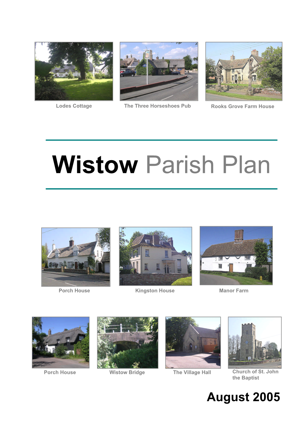 Wistow Parish Plan