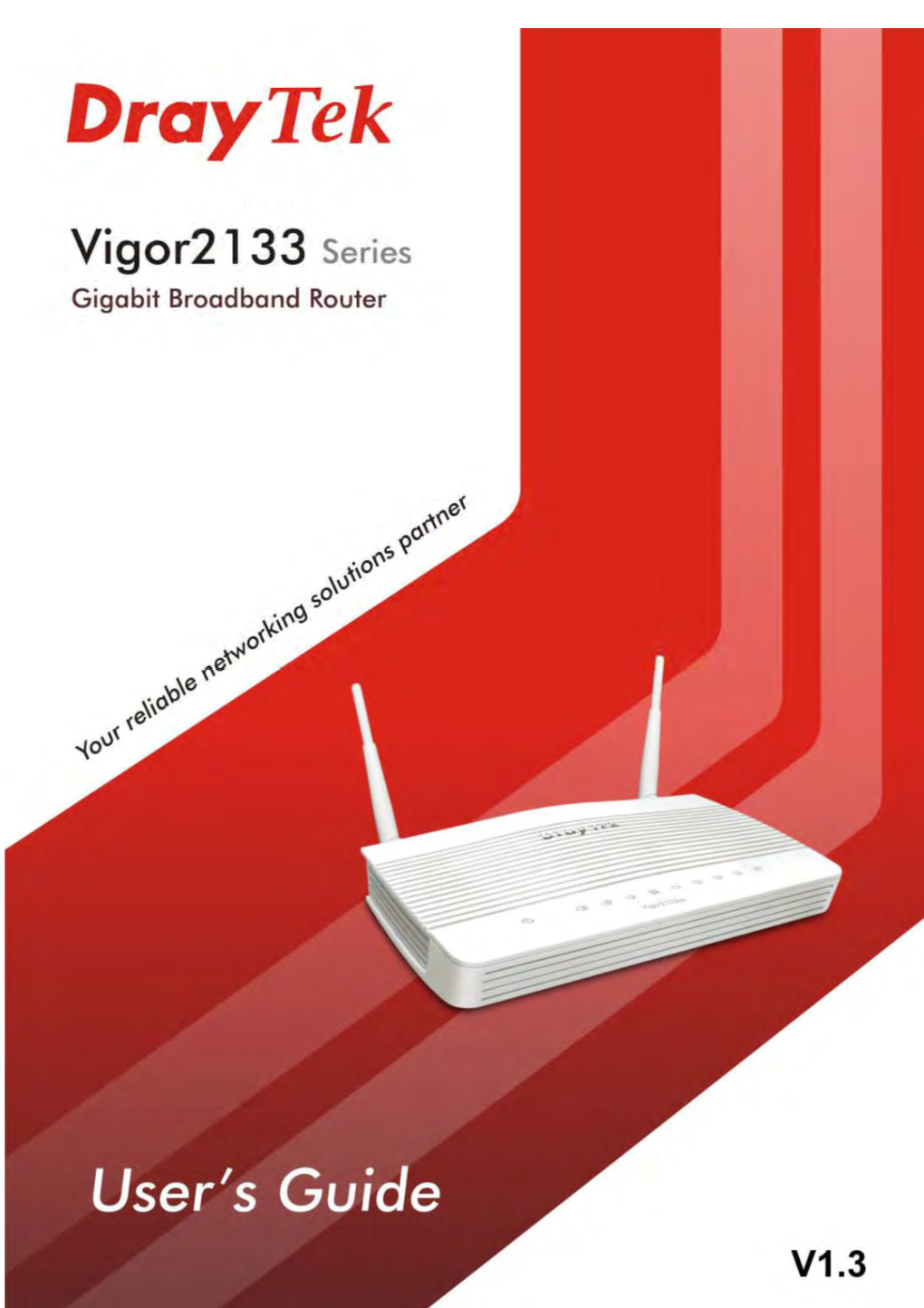 Vigor2133 Series Gigabit Broadband Router User's Guide