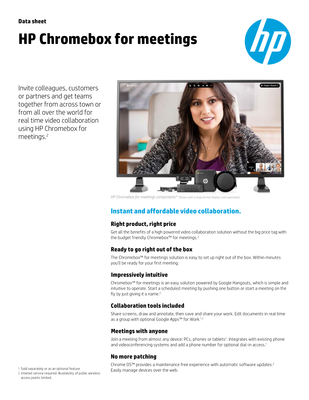 HP Chromebox for Meetings