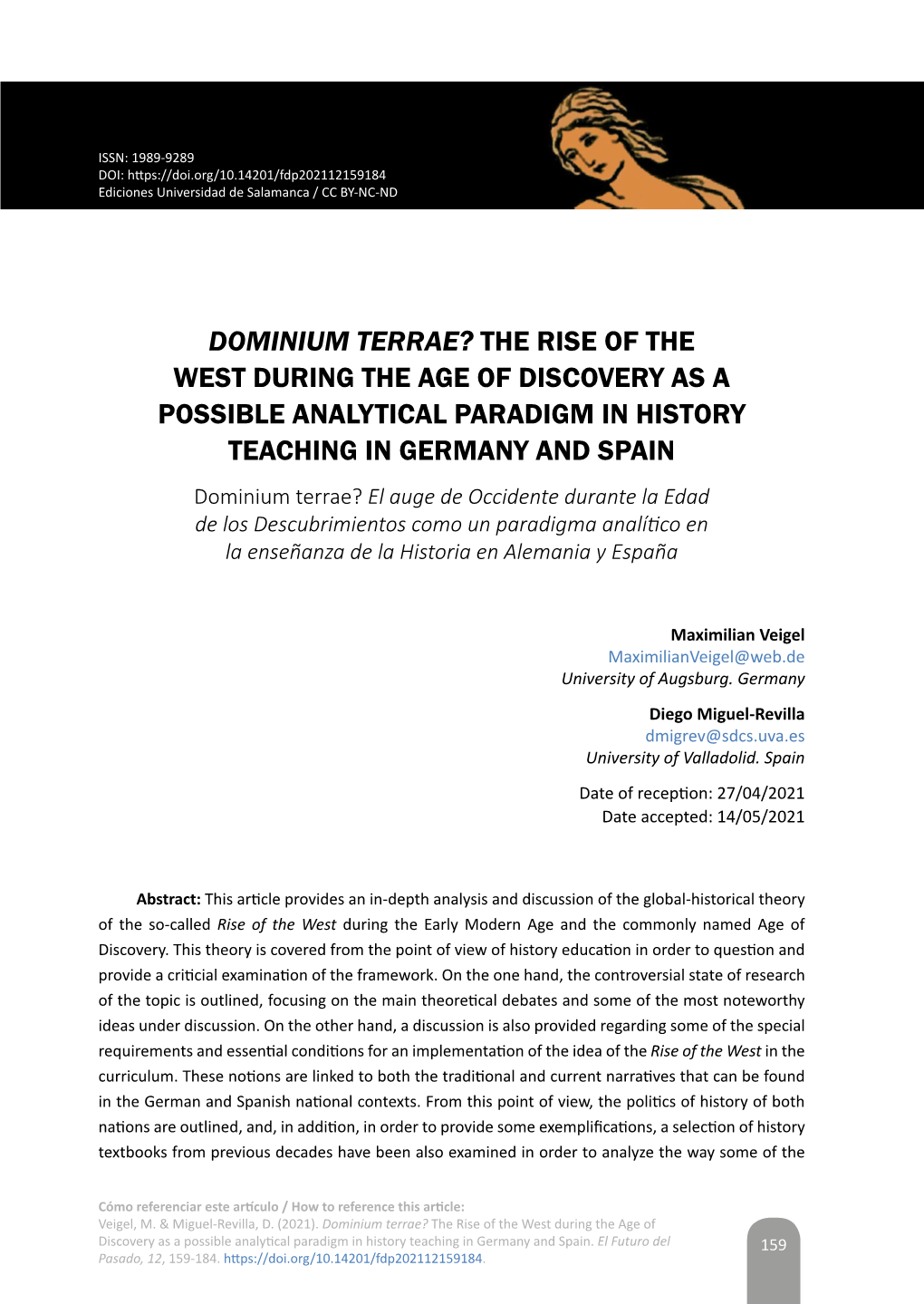 Dominium Terrae? the Rise of the West During the Age of Discovery