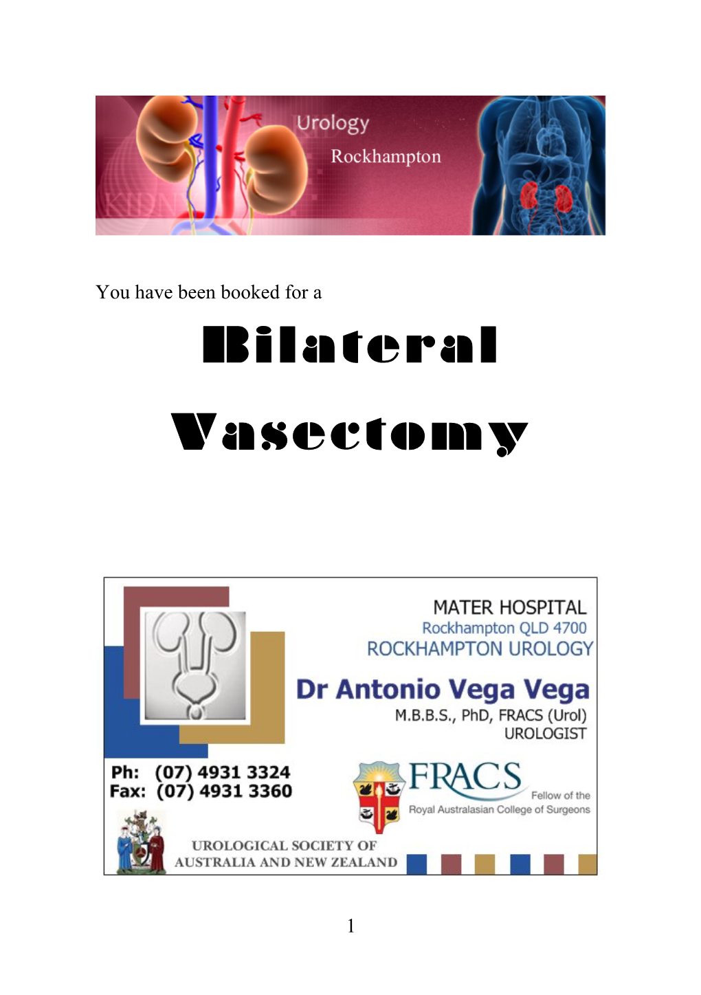 Bilateral Vasectomy