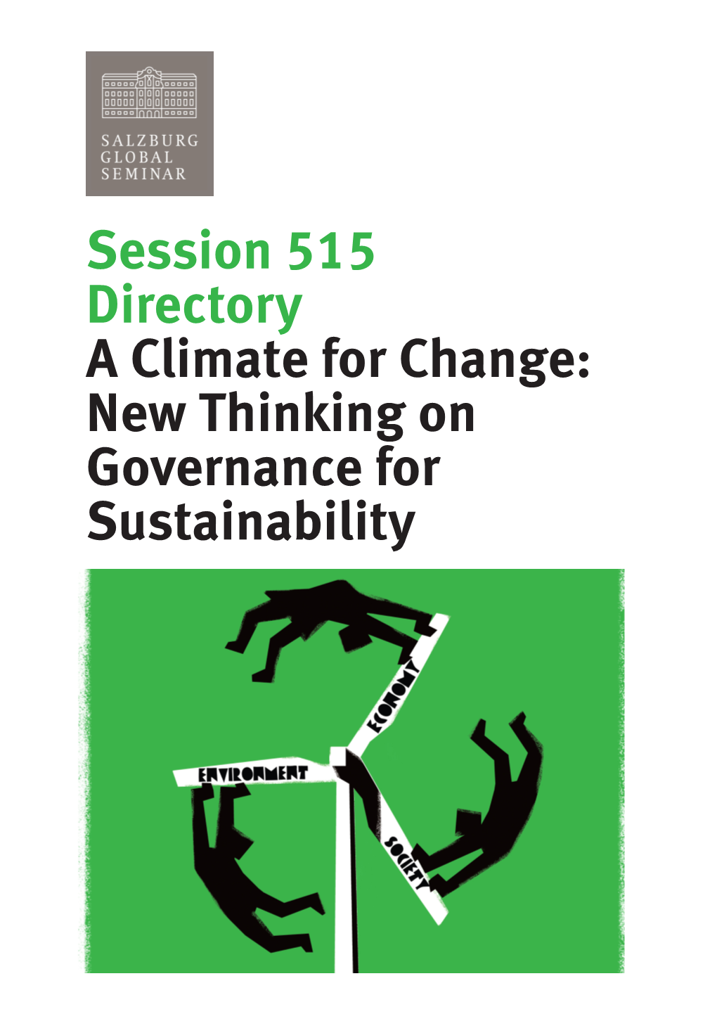 A Climate for Change: New Thinking on Governance for Sustainability
