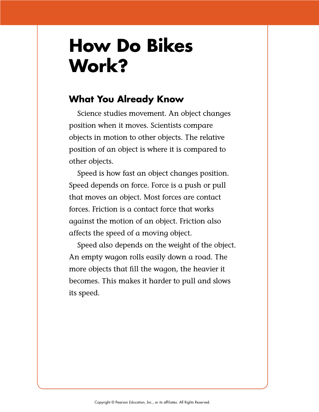 How Do Bikes Work?