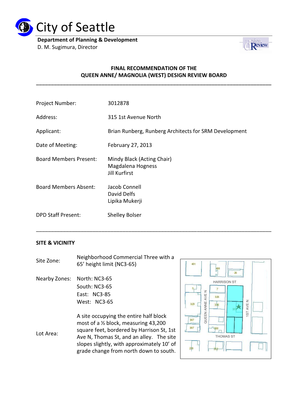 Uptown Neighborhood Report