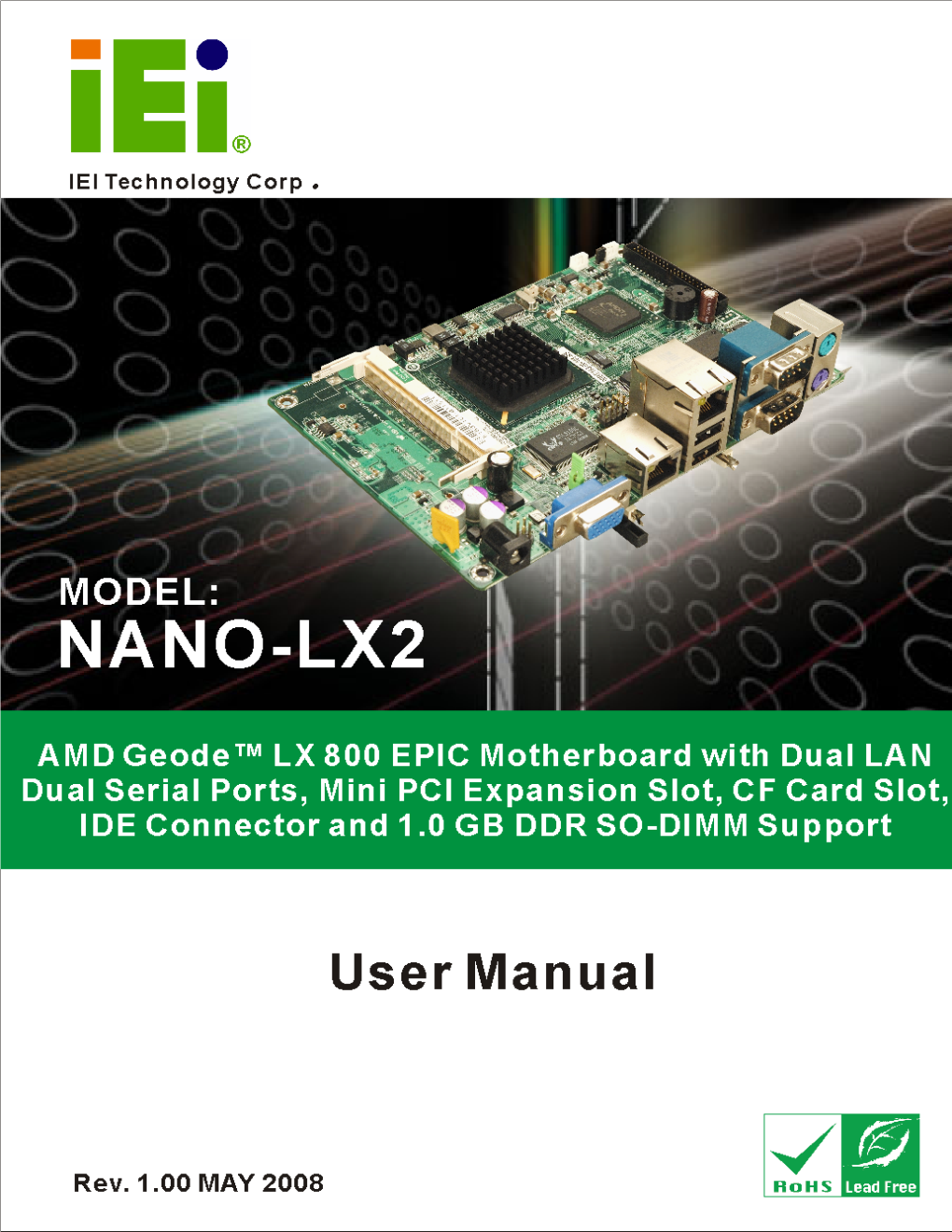 NANO-LX2 EPIC NANO Motherboard