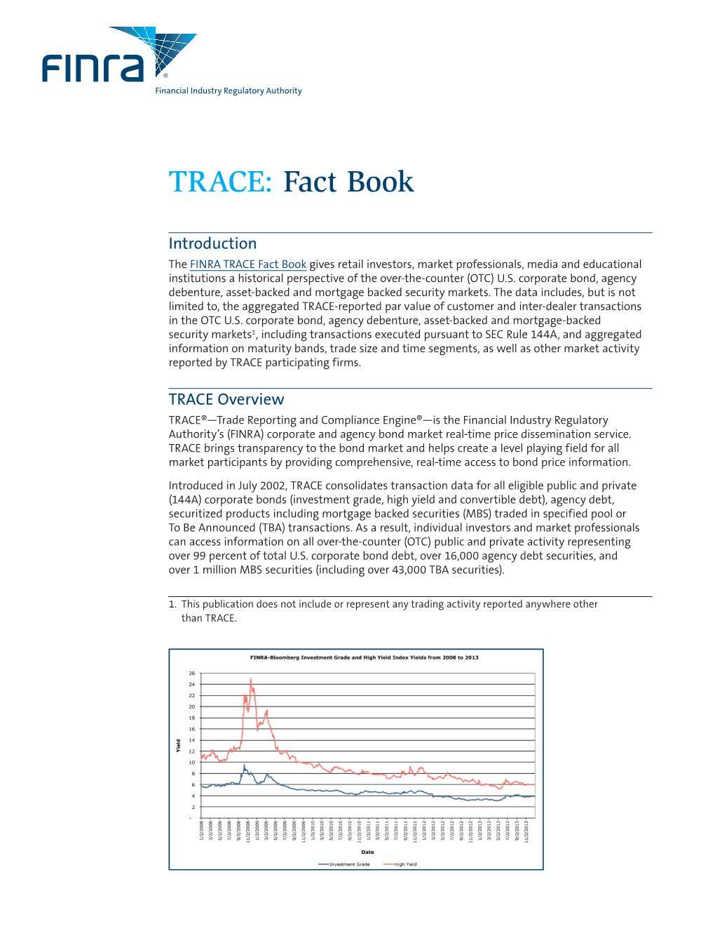 TRACE Fact Book Information