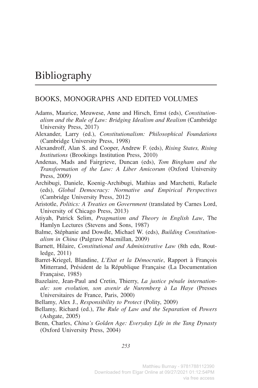 Bibliography