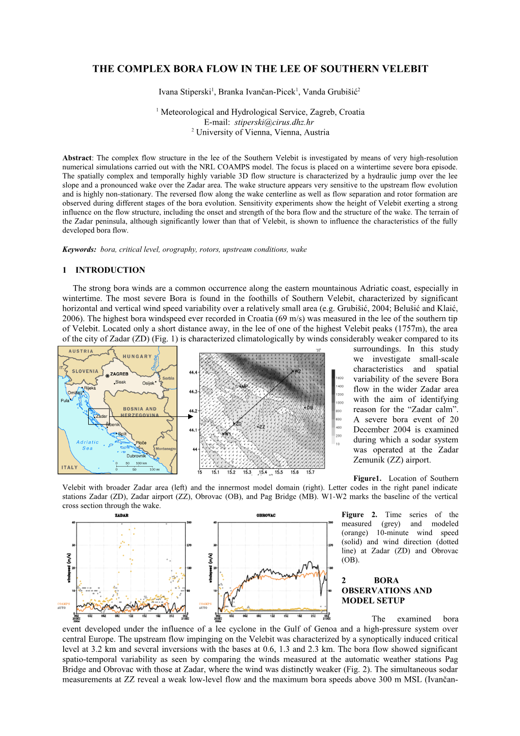 Sample for Complete Submission Information to ICAM-2009