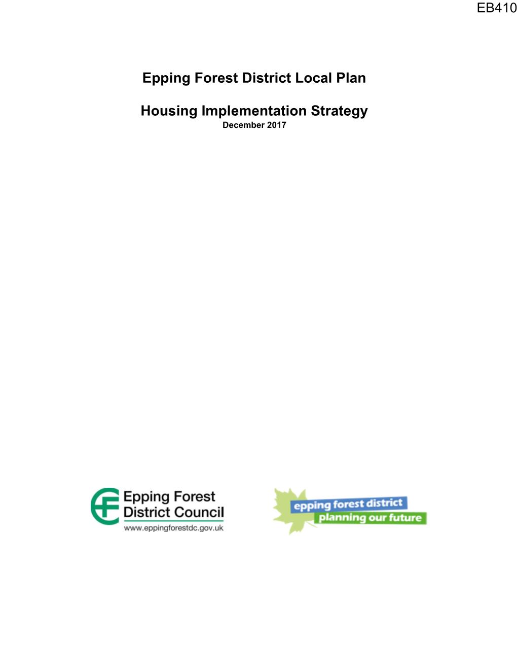 Housing Implementation Strategy December 2017 EB410