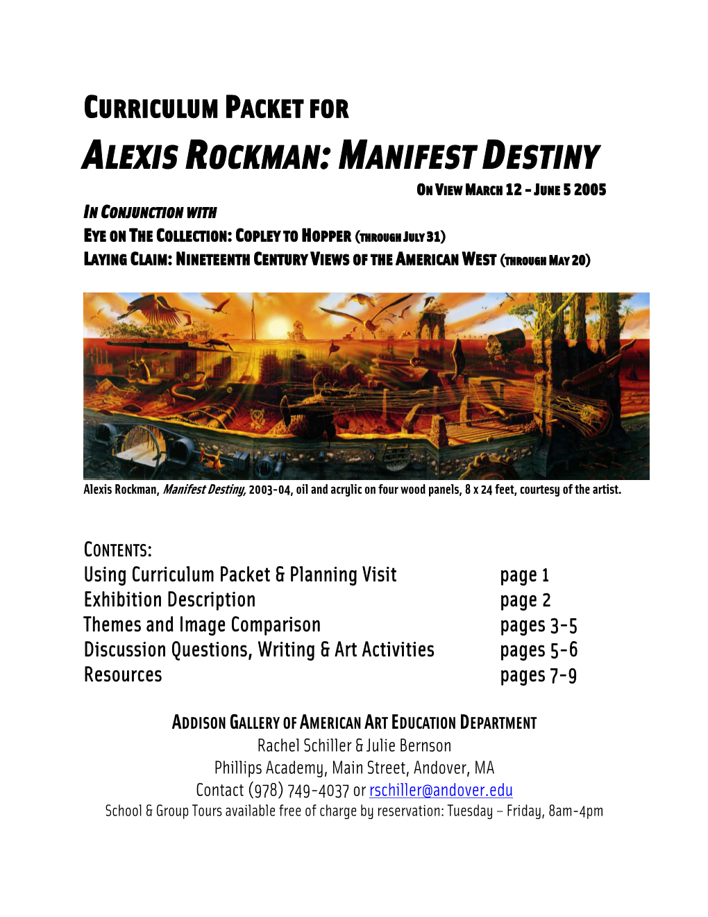 Alexis Rockman:Manifest Destiny