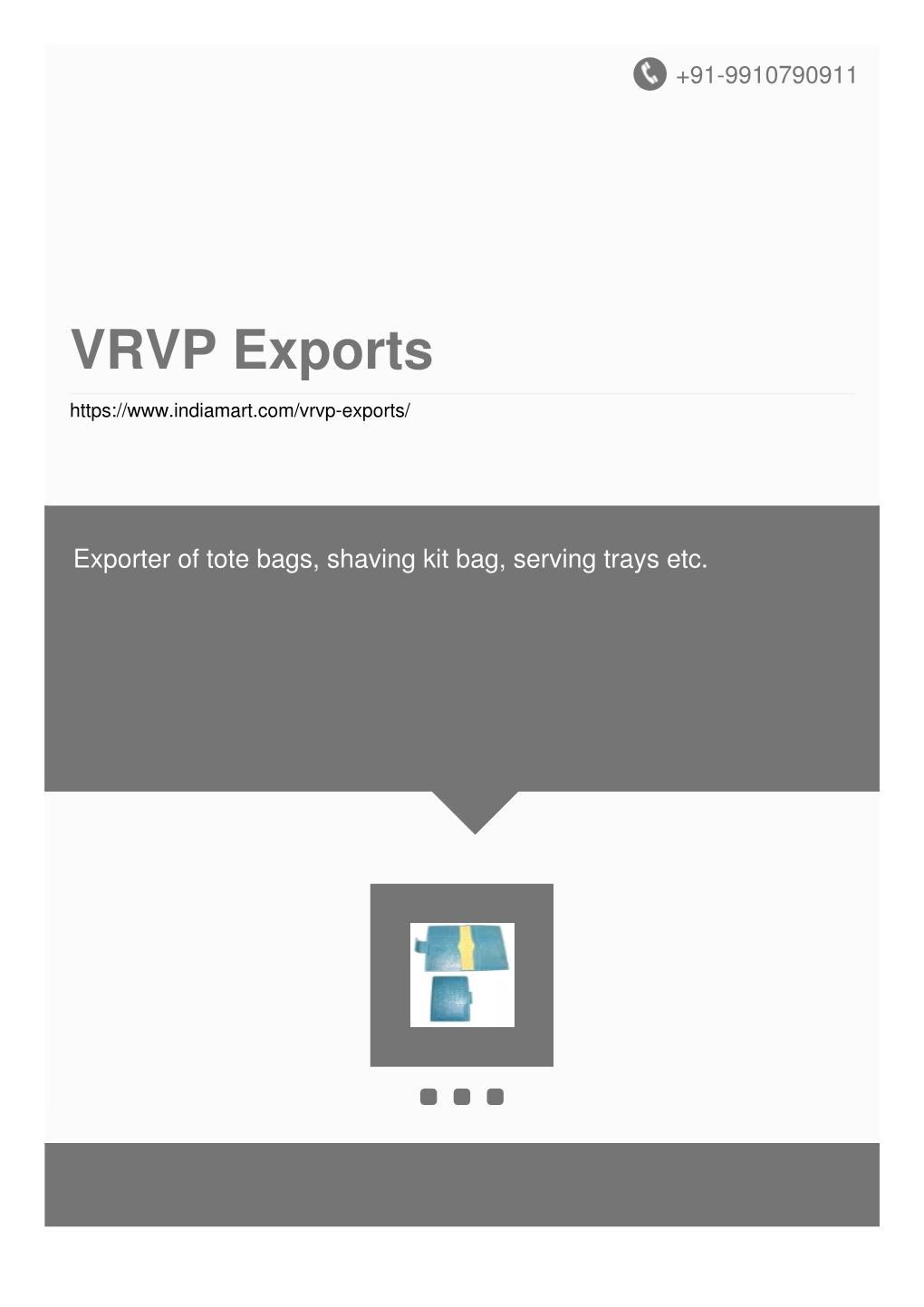 VRVP Exports
