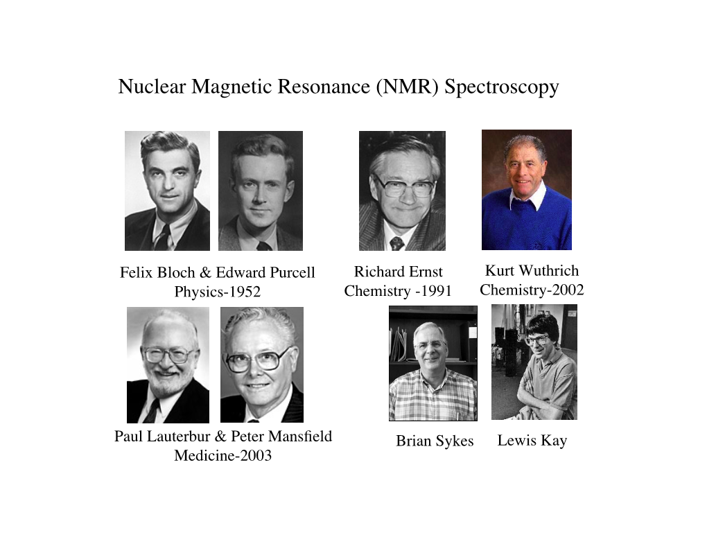 (NMR) Spectroscopy