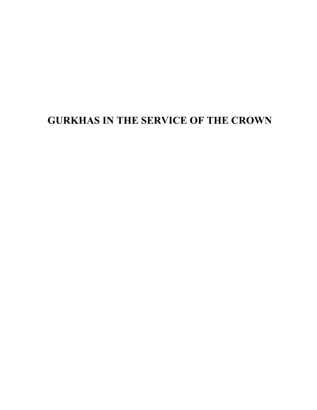 (Gurkhas in the Service of the Crown).Pdf Satyagrah