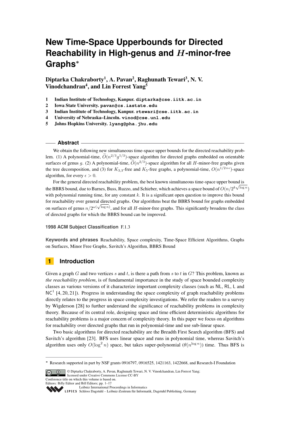 New Time-Space Upperbounds for Directed Reachability in High-Genus and H-Minor-Free Graphs∗