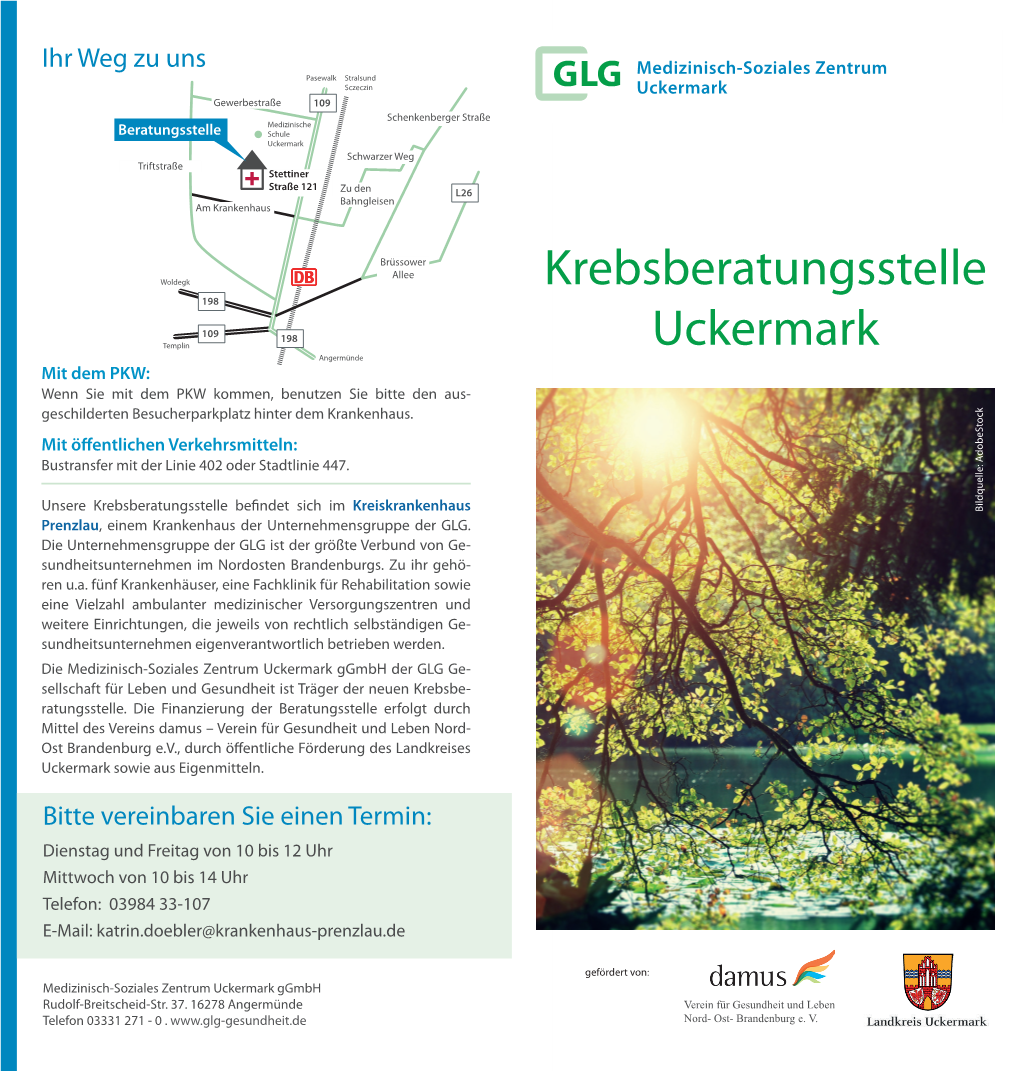 Krebsberatungsstelle Uckermark