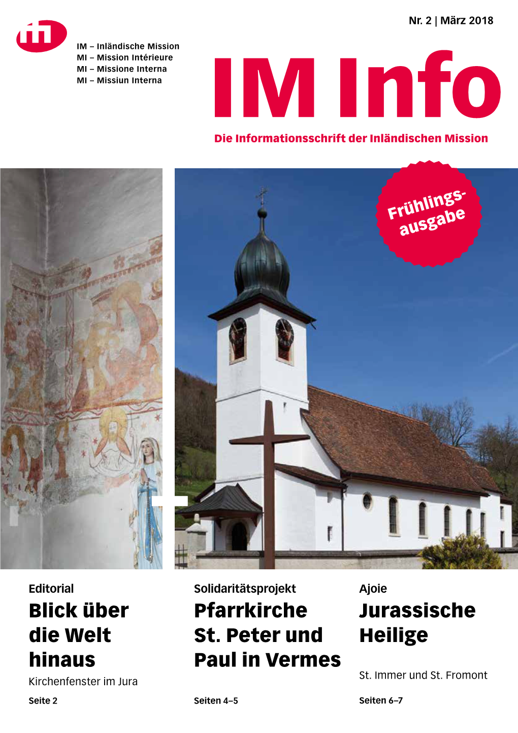 Blick Über Die Welt Hinaus Pfarrkirche St. Peter Und Paul in Vermes Jurassische Heilige