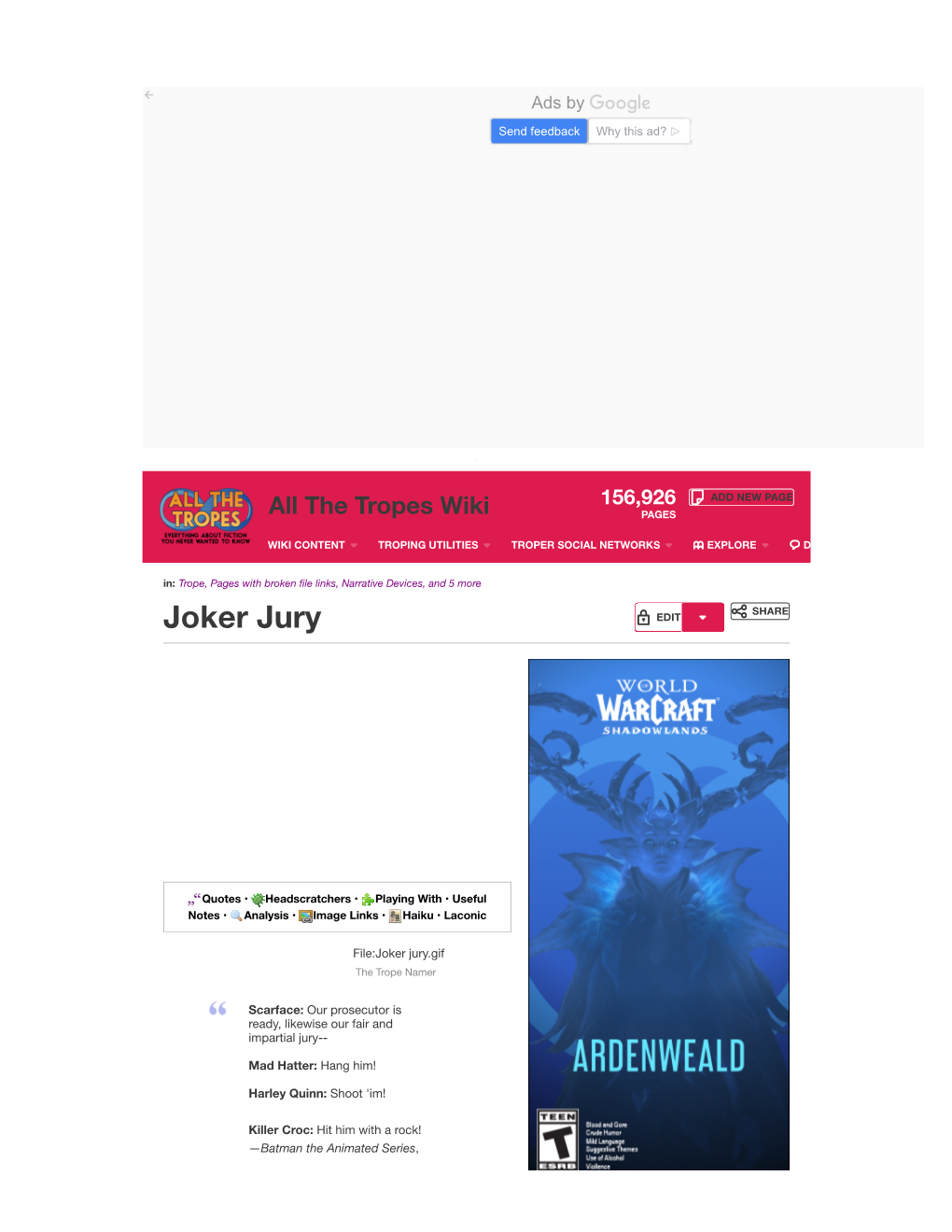 Joker Jury | All the Tropes Wiki