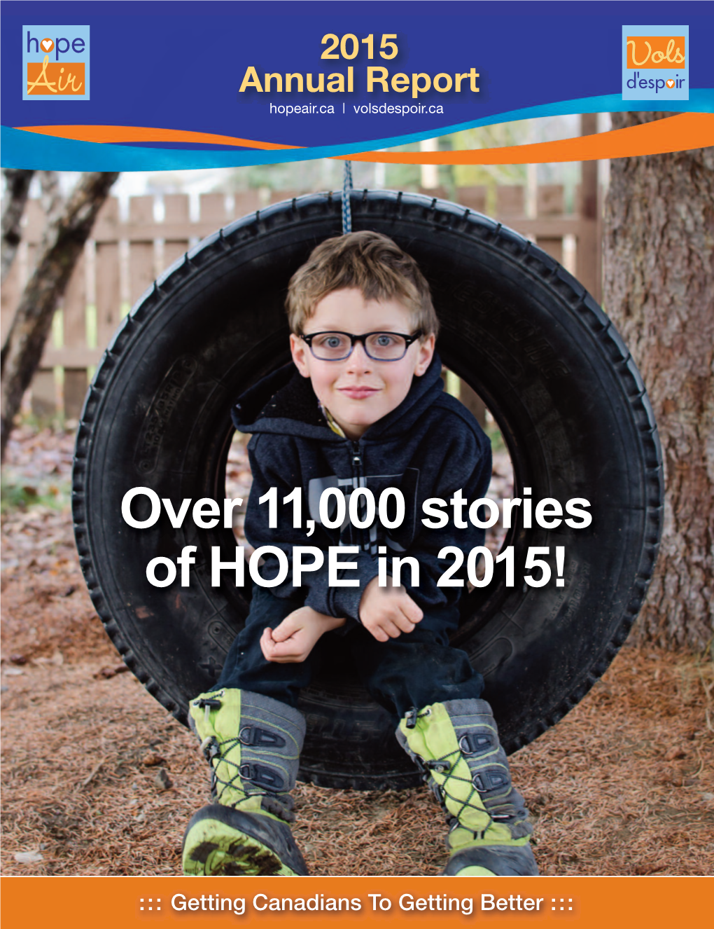 Over 11,000 Stories of HOPE in 2015!