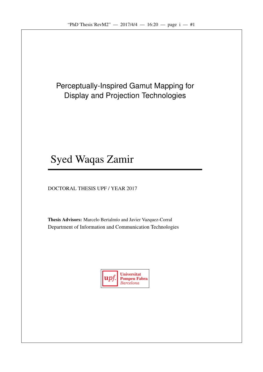 Syed Waqas Zamir