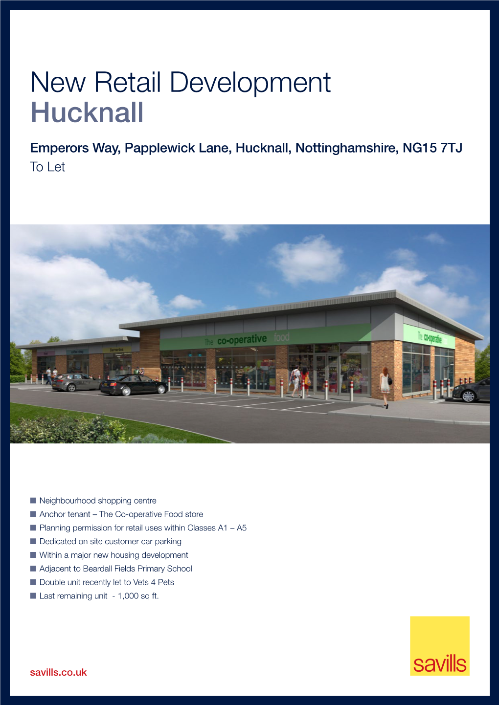 New Retail Development Hucknall