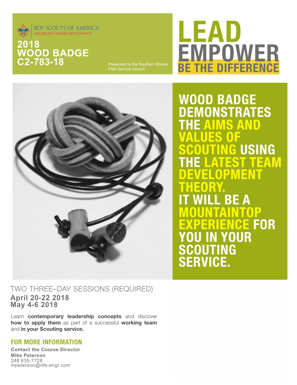 2018 Wood Badge C2-783-18