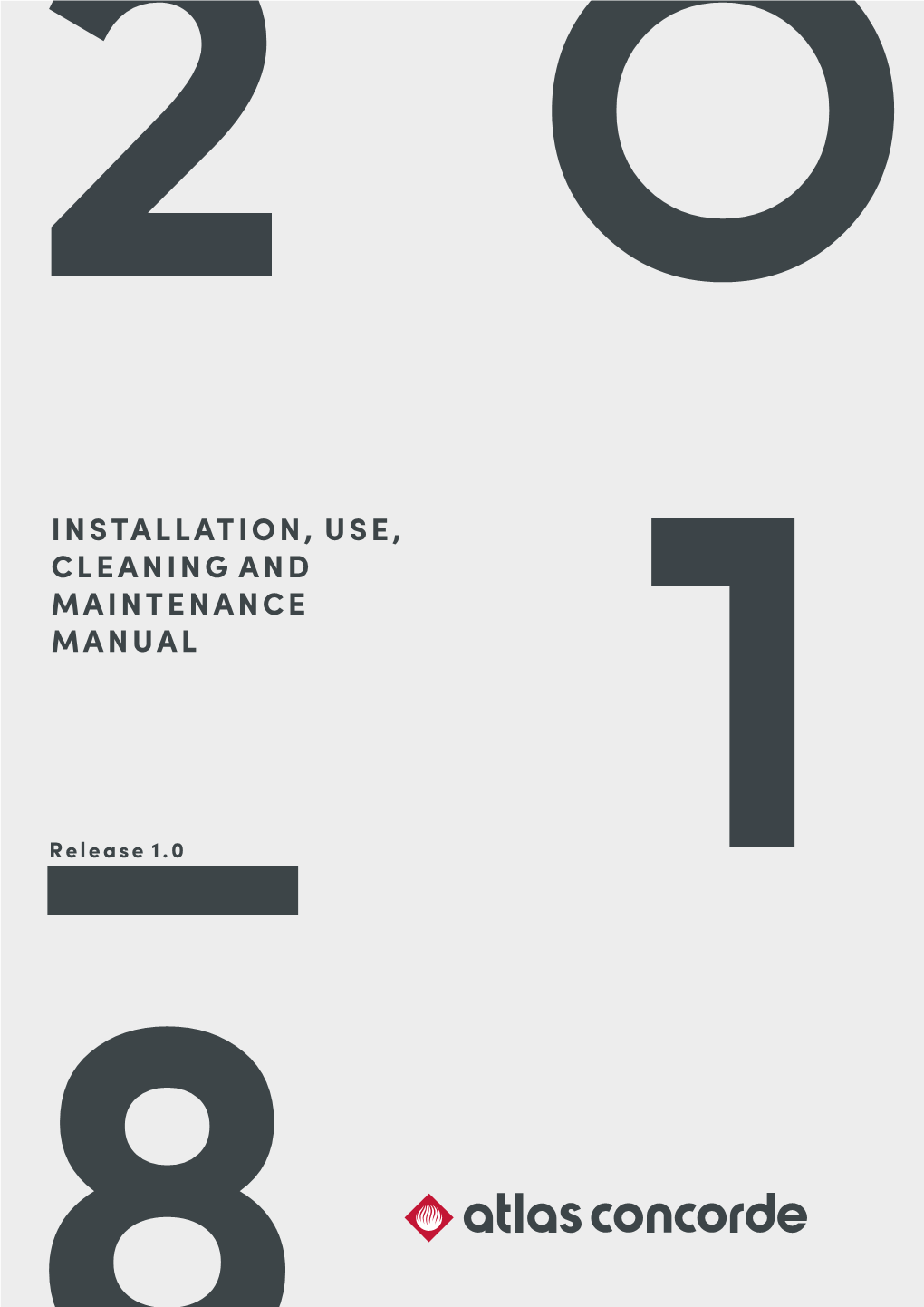 Installation, Use, Cleaning and Maintenance Manual