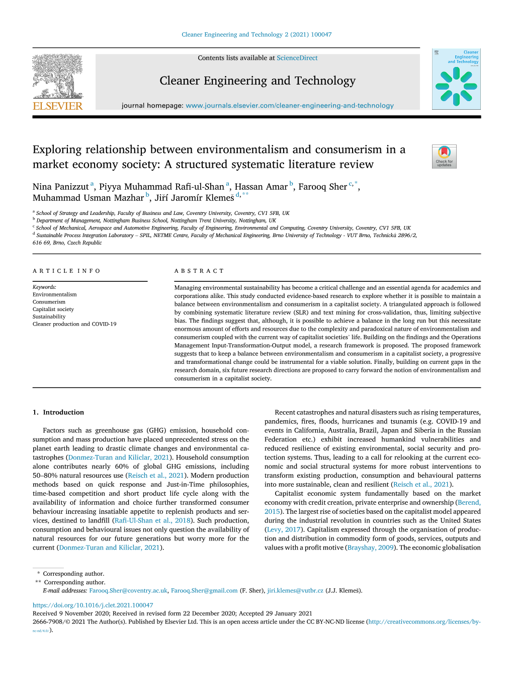 A Structured Systematic Literature Review