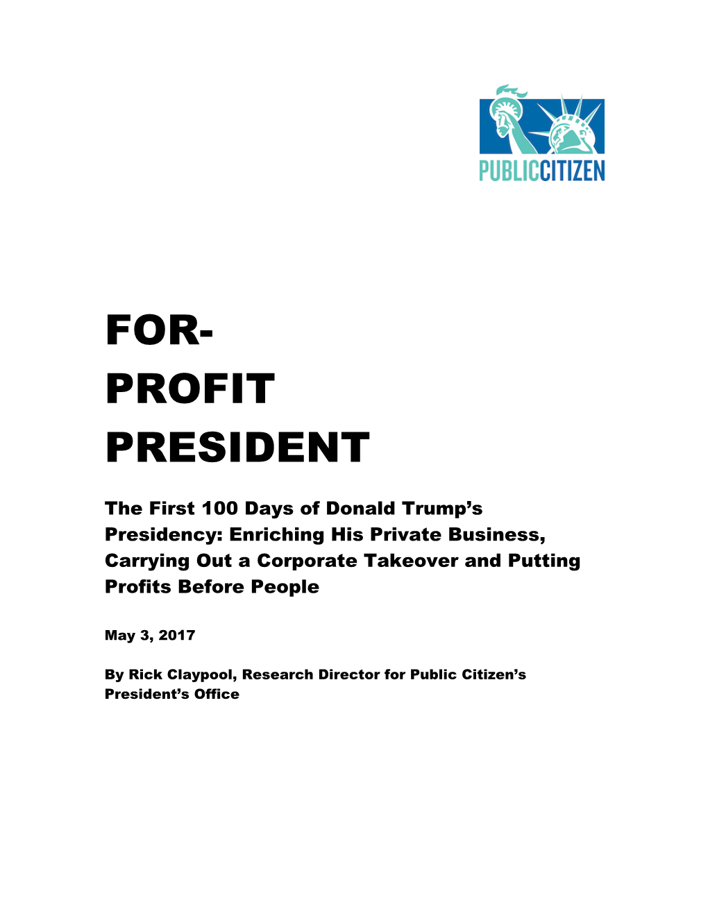For- Profit President