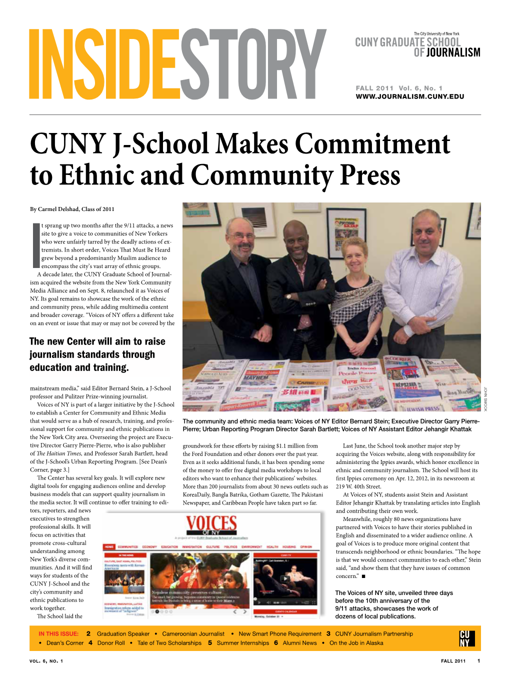 CUNY J-School Makes Commitment to Ethnic and Community Press