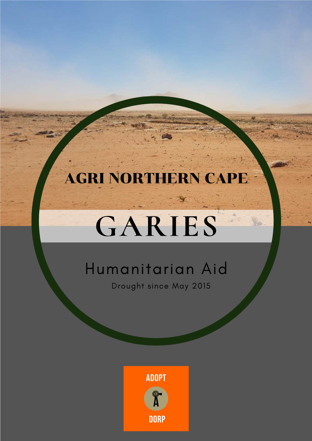 AGRI NORTHERN CAPE GARIES Humanitarian Aid Drought Since May 2015 Northern Cape