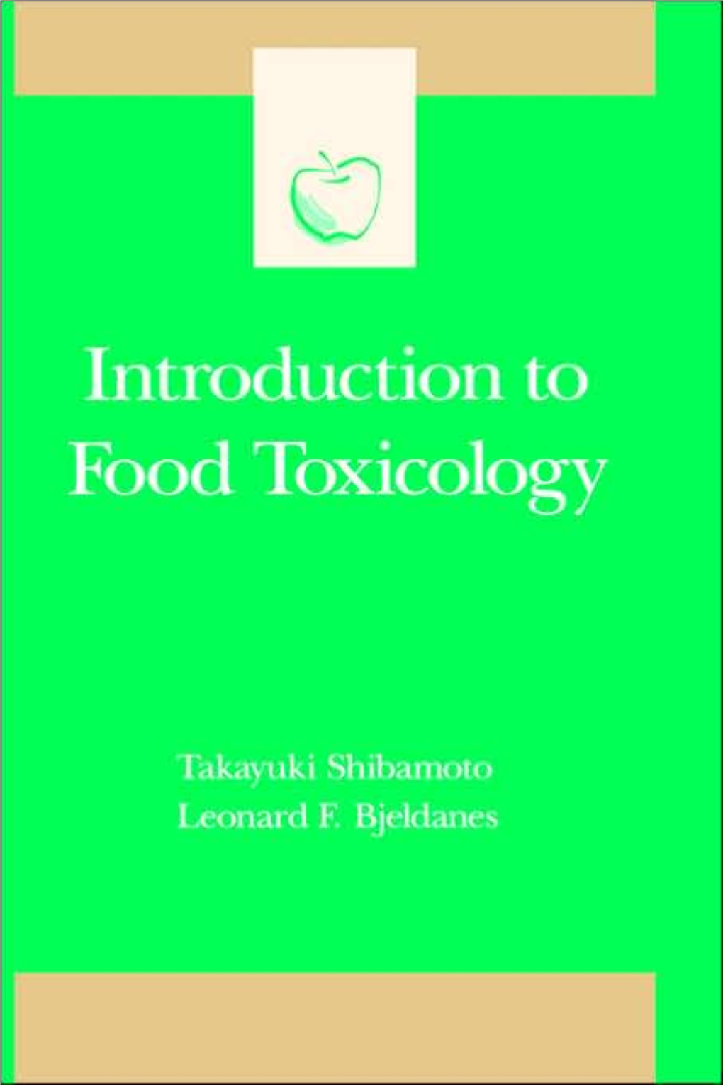 Introduction to Food Toxicology